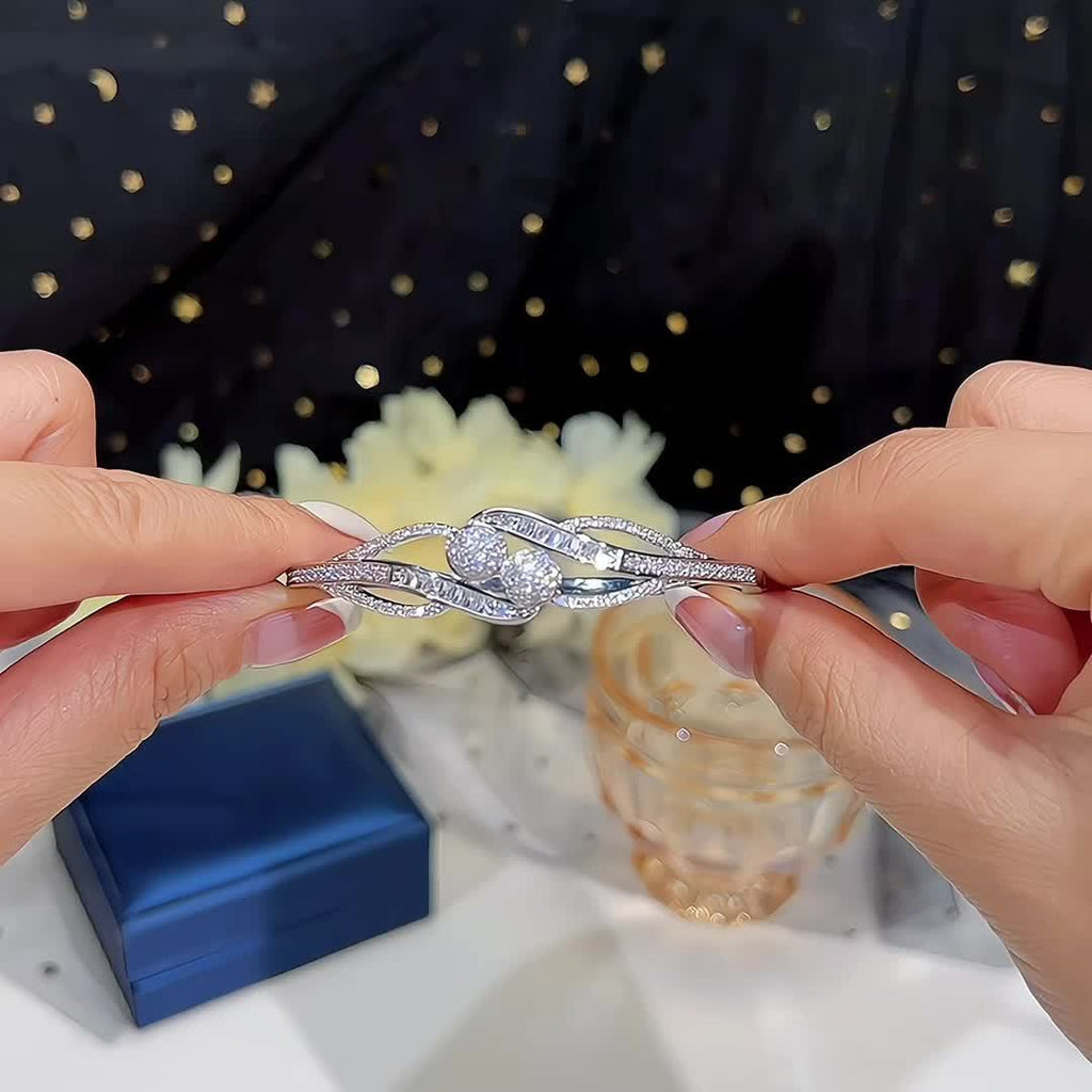 Luxury Gold Plated Zircon Bracelet for Women’s