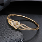 Luxury Gold Plated Zircon Bracelet for Women’s