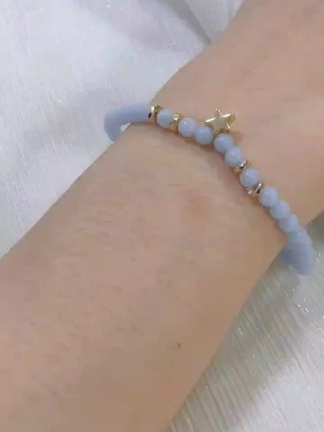 Glow Butterfly Drop Pendant Bracelet