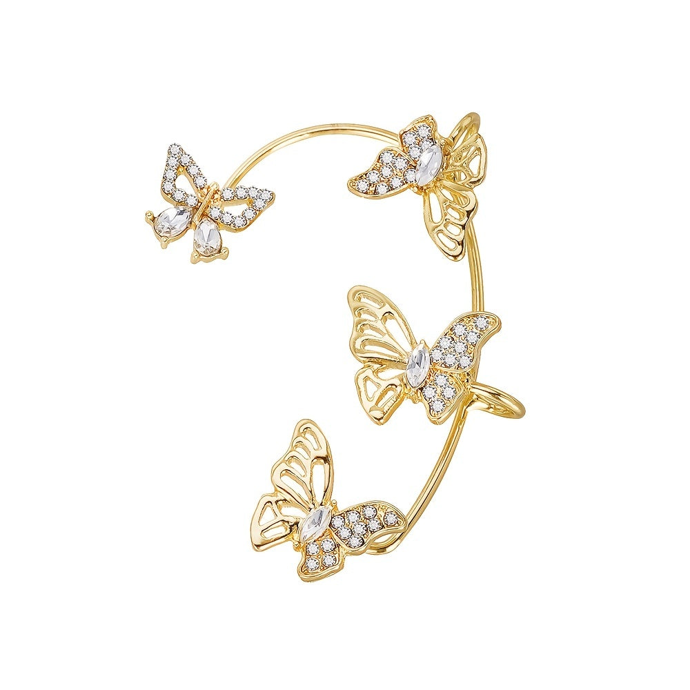 Elegant Butterfly Non-Piercing Ear Cuffs