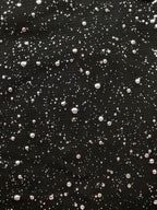 Long-sleeve V-neck dress with sequins and waist detail — perfect for autumn and winter