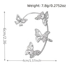 Elegant Butterfly Non-Piercing Ear Cuffs
