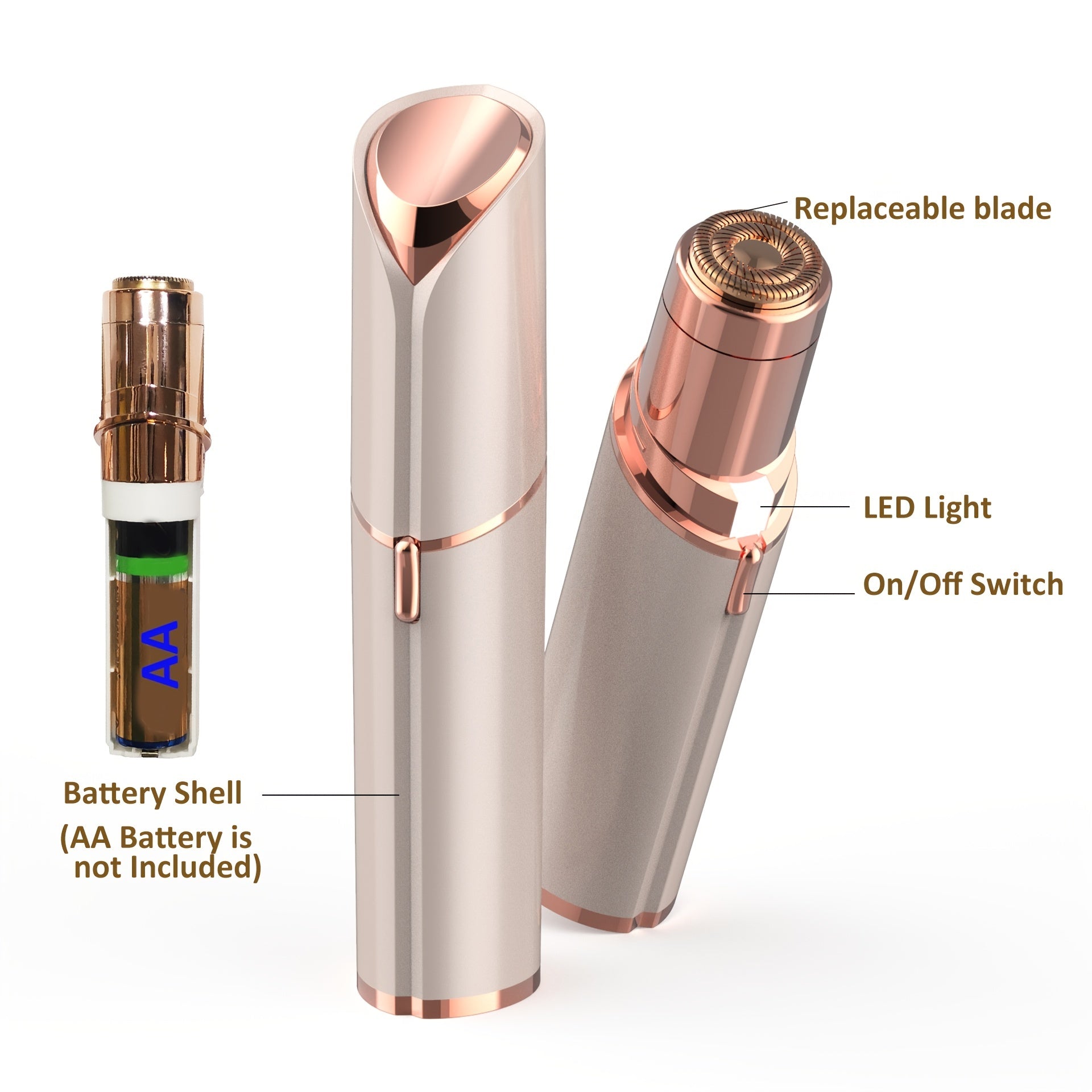 Battery Facial Hair Remover – Smooth