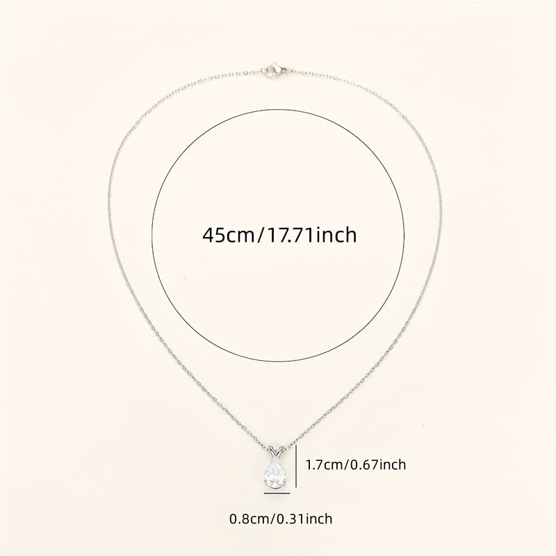 Teardrop Pendant Necklace – Everyday & Special Occasion Jewelry