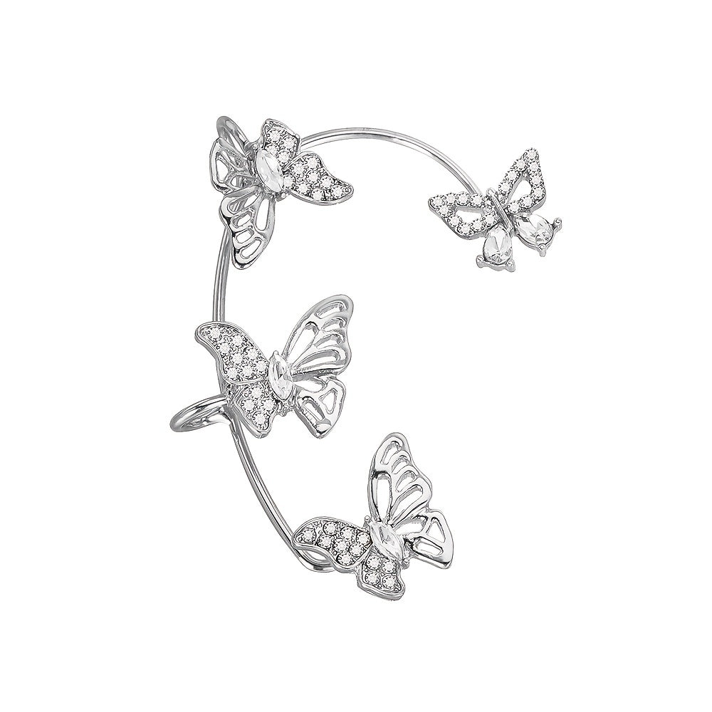 Elegant Butterfly Non-Piercing Ear Cuffs