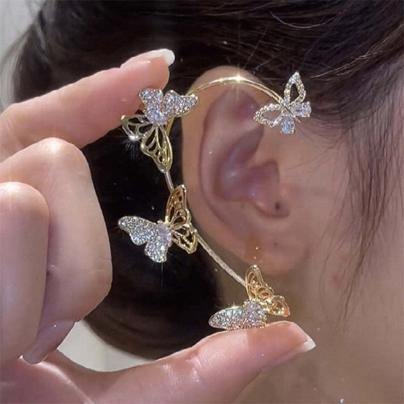 Elegant Butterfly Non-Piercing Ear Cuffs