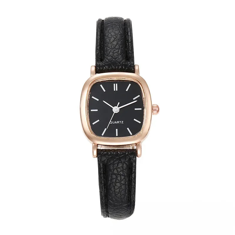 Retro Brown Leather Ladies Watch – Small Vintage Style