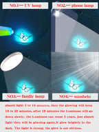 Glow Butterfly Drop Pendant Bracelet