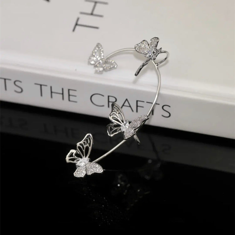 Elegant Butterfly Non-Piercing Ear Cuffs