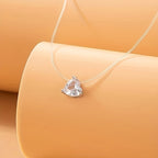 Minimalist Heart Pendant Necklace for Women