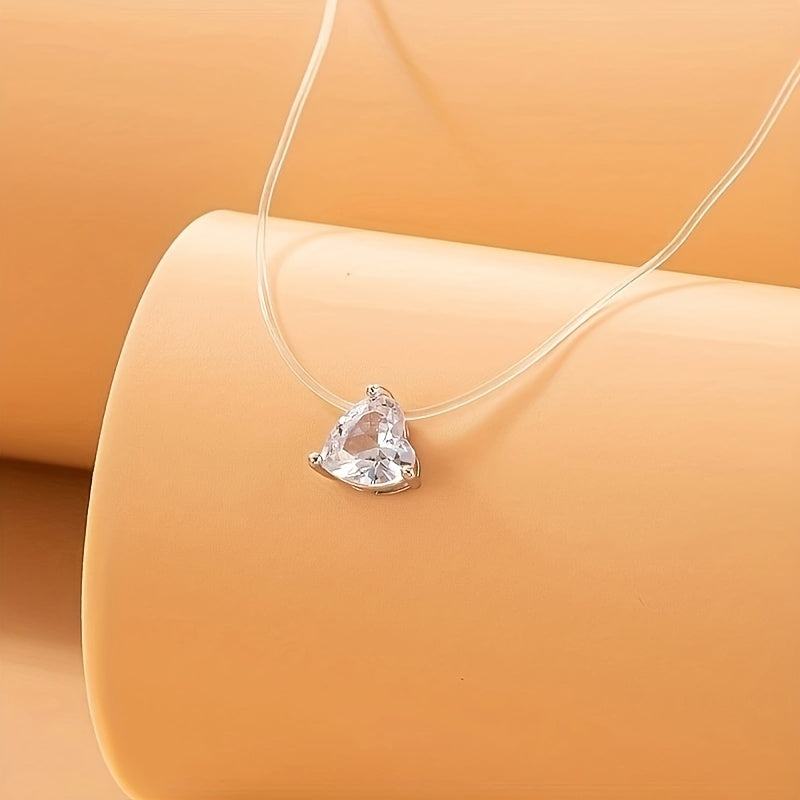 Minimalist Heart Pendant Necklace for Women