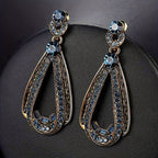 Retro Water Drop Statement Earrings