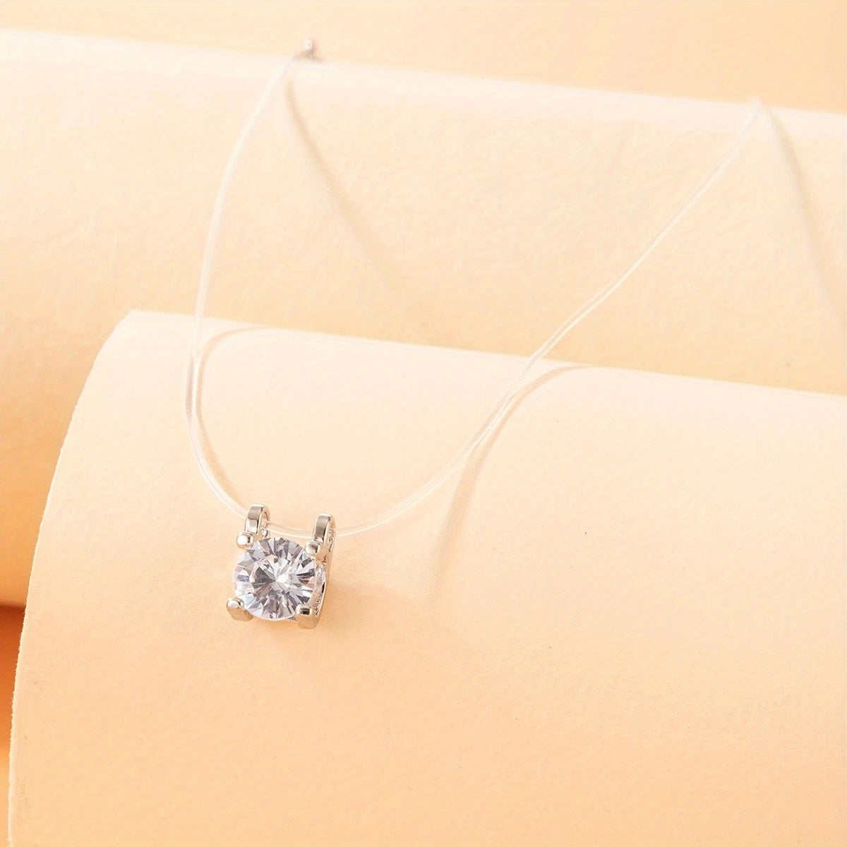 Elegant Heart Imitation Pendant Necklace