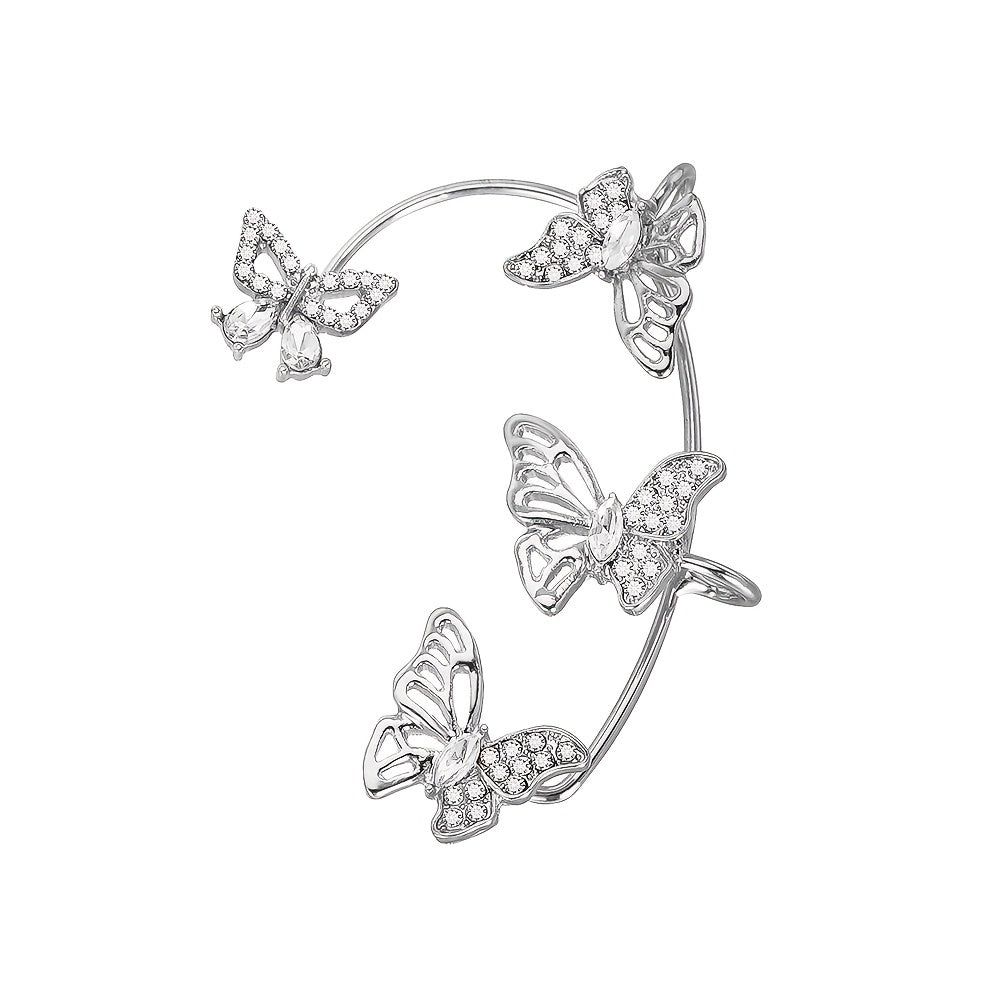 Elegant Butterfly Non-Piercing Ear Cuffs