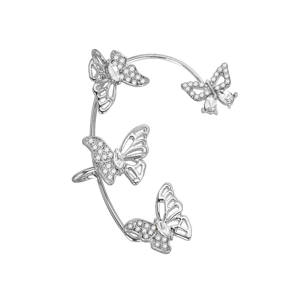 Elegant Butterfly Non-Piercing Ear Cuffs