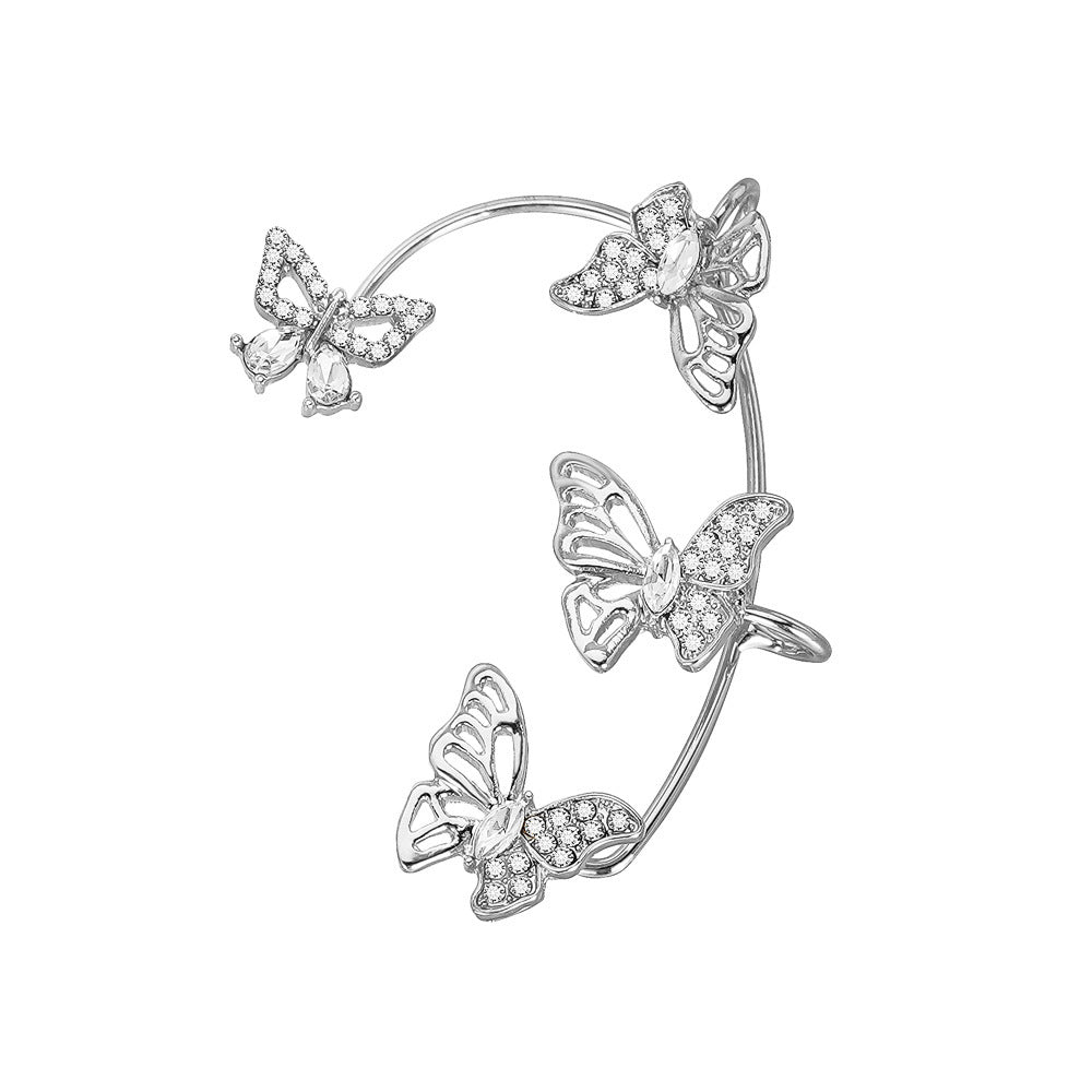 Elegant Butterfly Non-Piercing Ear Cuffs